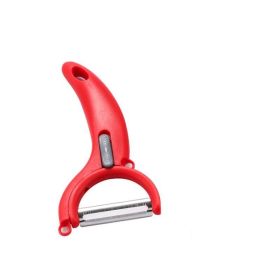 Rotatable Blade Peeler (Color: red peeler)