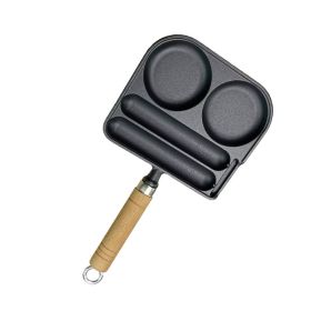 Cast Iron Roasting Sausage Skillet (Type: Style B, Color: As pic show)