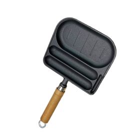 Cast Iron Roasting Sausage Skillet (Type: Style C, Color: As pic show)