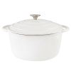 4.5 QT Enamel Dutch Ovens with Dual Handles