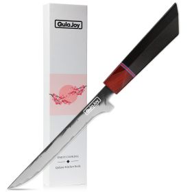 Qulajoy Forged Boning Knife, Japanese Fillet Knife with Sandalwood Handle (size: Boning Knife)