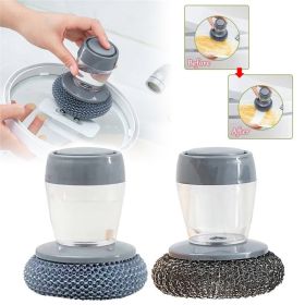 Palm Brush Cleaner Push-type Brush Kitchen Detergent Tools (Style: A)