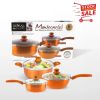Kitchen Cookware Set, 6 PCS Nonstick Pot and Pan Set-Wok