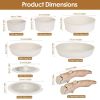 9Pcs Nonstick Cookware, Kitchen Pots and Pans Set
