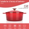 4.5 QT Enamel Dutch Ovens with Dual Handles