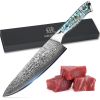 Damascus Steel Chef Knife 8 Inch