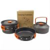 3pcs/set Lightweight Outdoor Cooking Utensils Kit