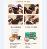 PSMA2205b   2in1 semi-automatic extraction coffee Nestle capsule + coffee powder portable coffee machine coffee capacity 20g
